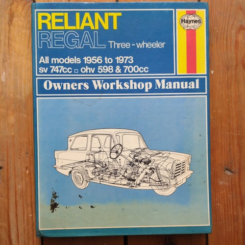 Reliant regal three - reliant, three-wheeler