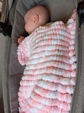 Hand Knitted Baby Pom Pom