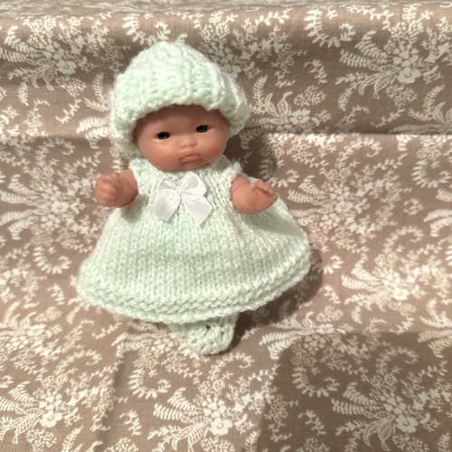 Hand knitted dolls clothes - knitted,
