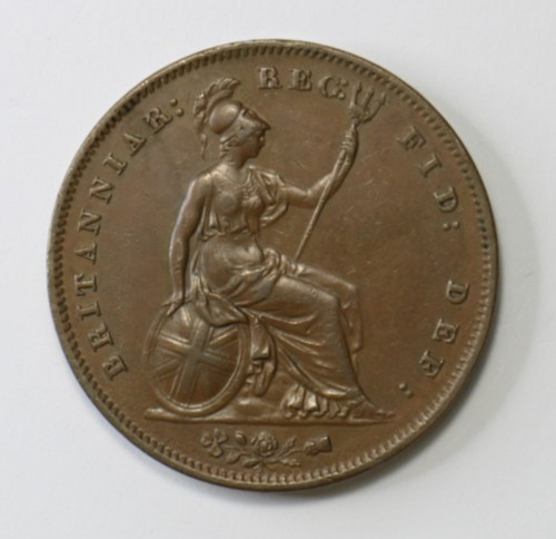 1858 queen victoria copper - queen,