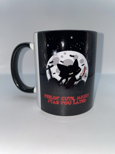 11oz mug black - mug, feelin