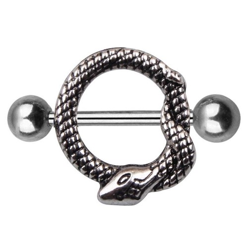 Snake nipple ring - nipple,