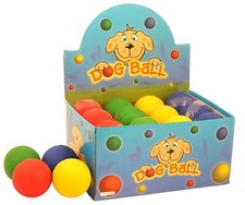 Large Rubber Bouncy Dog Balls