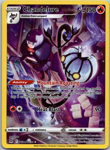 Chandelure tg04 tg30 - chandelure, holo