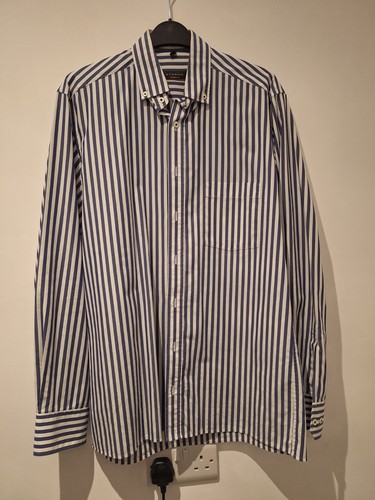 Eterna checked long sleeve