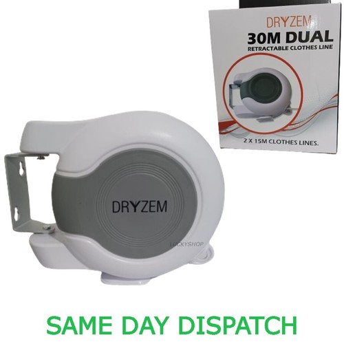 Double 30m retractable washing - 30m,
