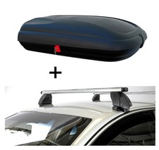 Roof box VDPBA320L carbon look