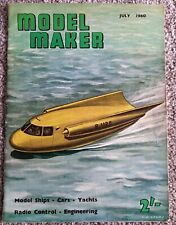 MODEL MAKER MAGAZINE July 1960  HOVERCRAFT, ASTON MARTIN, etc.