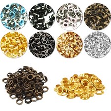 100 X Metal Eyelet with Washer
