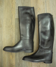 Aigle Long Black Rubber Riding