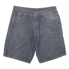 MANTARAY Mens Denim Blue Casual Shorts 2XL W36 Classic Fit Cotton Blend
