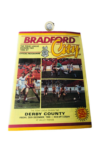 Football programme bradford - programme,