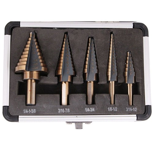 Hss cobalt step - bit, set