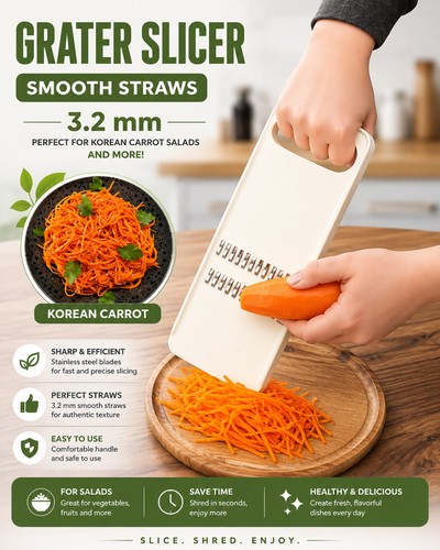 Korean carrot graters - carrot,
