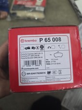 FOR PORSCHE 911 CARRERA BOXSTER CAYMAN REAR GENUINE BREMBO BRAKE PADS SET P65008