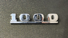 MINI 1000 - METAL CAR  BADGE -