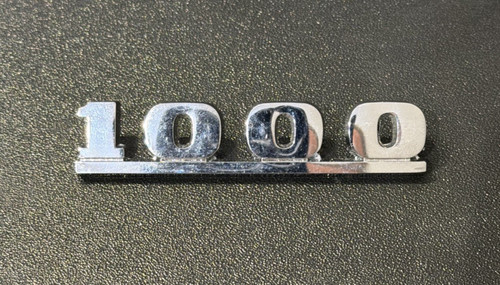 Mini 1000 metal car - mini, badge