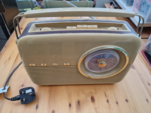 Vintage antique bush radio - antique,