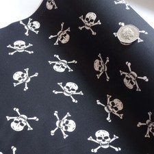 100% Cotton Poplin - White On
