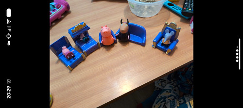 Peppa pig playset set with - pig,