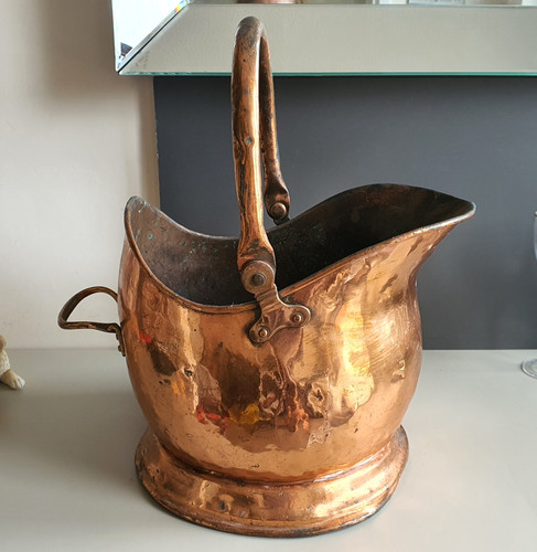 Vintage large heavy copper - vintage,