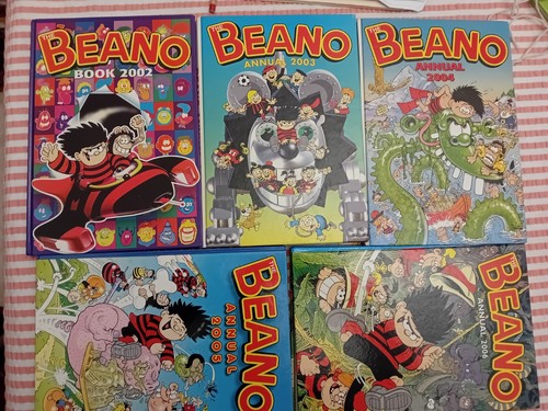 Beano annuals 2002 2006 - beano,