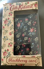 Cath Kidston Blackberry Phone Case Charcoal Bath Flowers - New Boxed