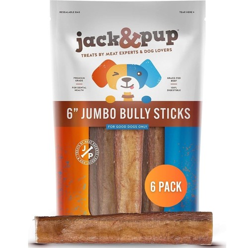 Jack pup inch jumbo - 6-inch, bully
