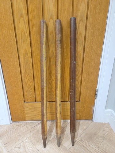 Vintage wooden cricket stumps - vintage,