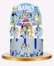Bluey Cake Topper Set Pre Cut
