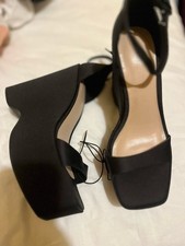 Primark Black Wedge Platform