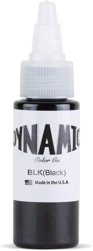 Dynamic color black tattoo - color,