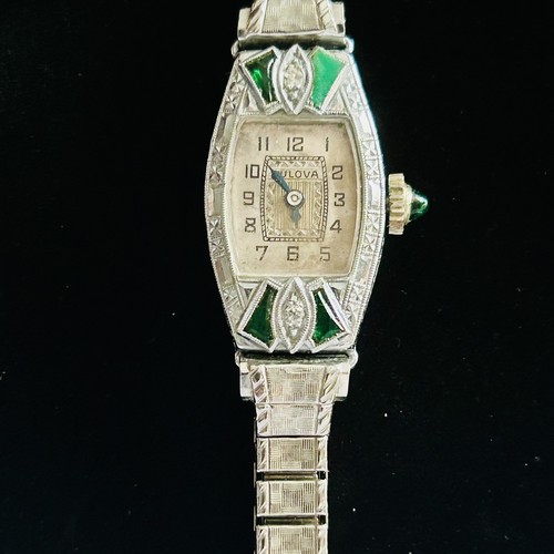 1925 ladies art deco emerald - 1925,