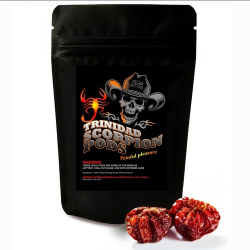 Moruga scorpion chilli pods - moruga,