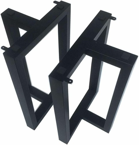 Black metal table - metal, of