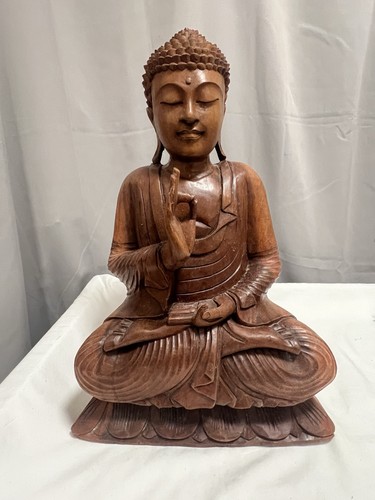Large hand carved wooden - carved,