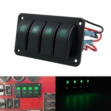 12/24V 4 Gang Rocker Switch