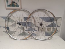 MAVIC AKSIUM RACE WHEELSET 700C SILVER WHEELS ROAD RACING BIKE SHIMANO
