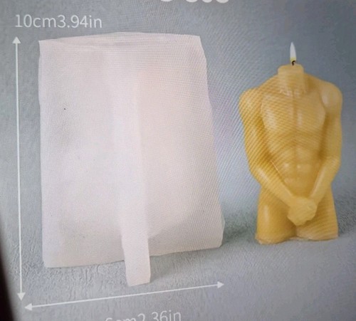 Silicone candle mould reusable - candle,