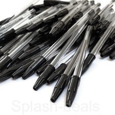 100 Black Ballpoint Pens