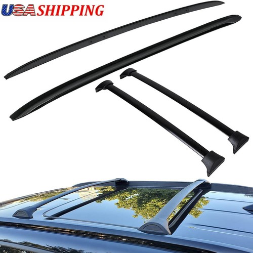 4pcs roof rack side rail - side, +