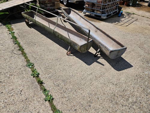 Galvanised rivetted trough