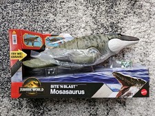 Jurassic World Rebirth Bite N Blast Mosasaurus Action Figure Toy Park Mattel NEW