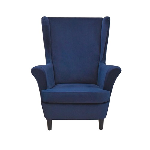 Crfatop soft navy wing chair - crfatop,