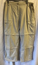 Peter Storm Womens Size 16 Long (Tall )Convertible Zip Off Trousers 3in 1 Shorts
