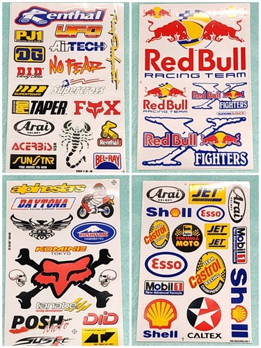 Pack racing stickers - pack,