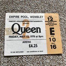 Queen ticket Empire Pool