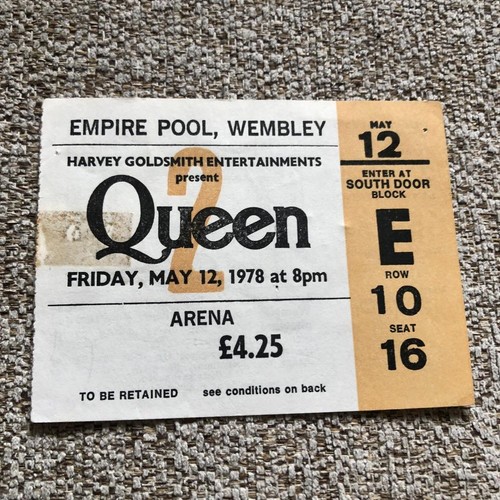 Queen ticket empire - queen,