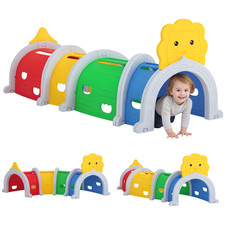 AIYAPLAY Kids Tunnel, Lion Design, Ages 3-6,Used