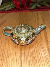 Vintage Floral Mini Teapot